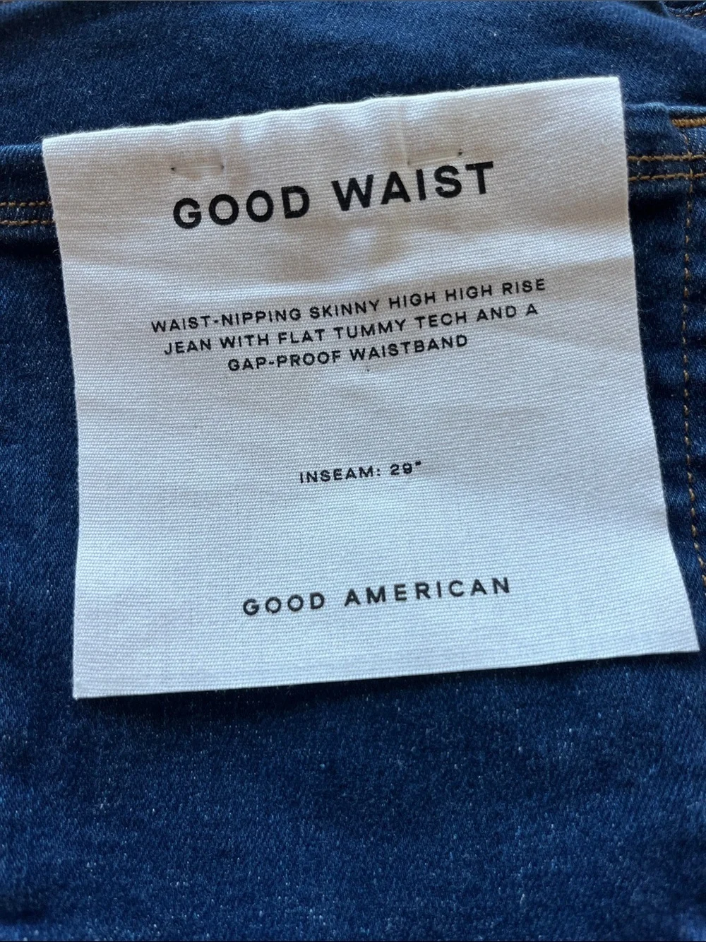 🆕Good American Good Waist Always Fits  Jeans 14-18 Blue821 MSRP $149